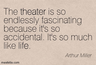 “Theatre is the art form of the present: it exists only in the present, and then it’s gone.” – Simon McBurney